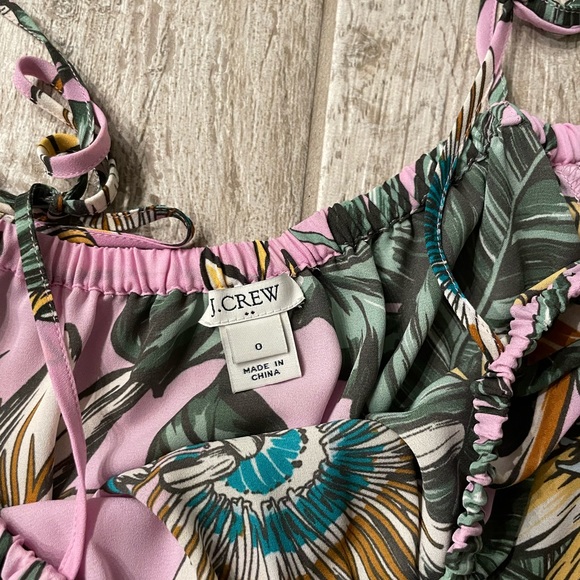 J. Crew Tropical Leaves Poplin Shirt - Picture 5 of 6